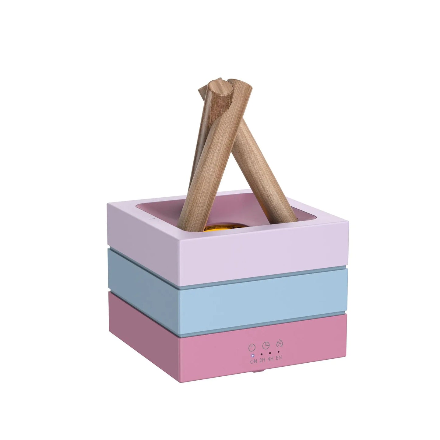 Hoguera Humidificador difusor de aroma con llama USB
